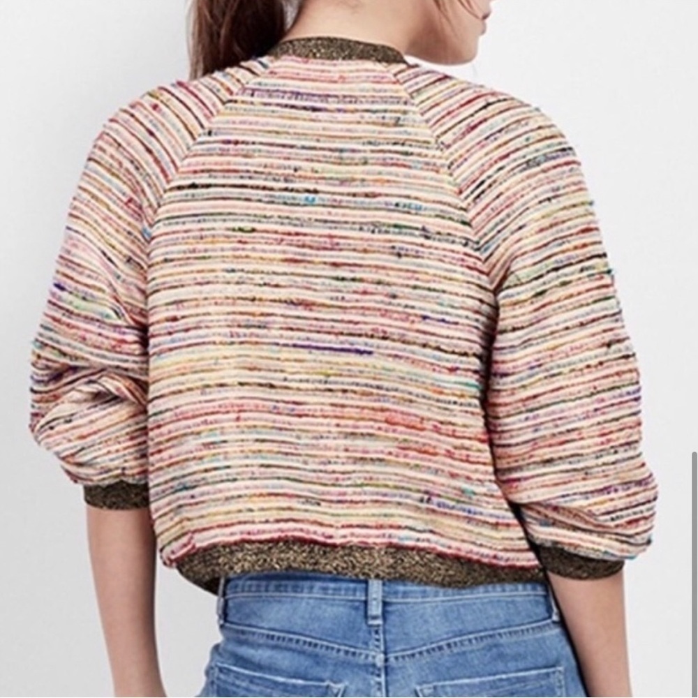 LIKE NEW Anthropologie Nicole Miller Artelier bomber jacket, Small - Picture 6 of 9